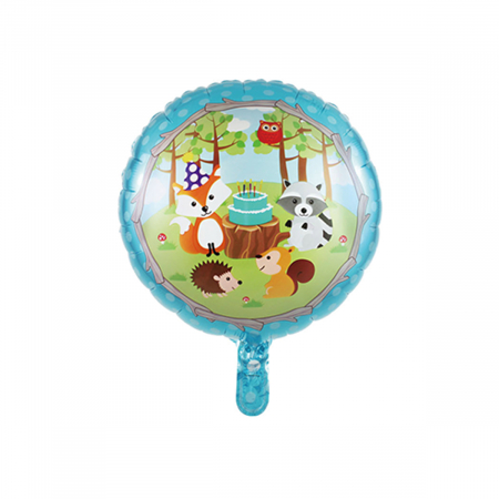 Baloane - Balon din folie de aluminiu imprimeu ' Animale ' 43 x 43 cm LM0751