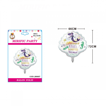 Baloane - Balon din folie de aluminiu figurina ' Sirena ' LM0657