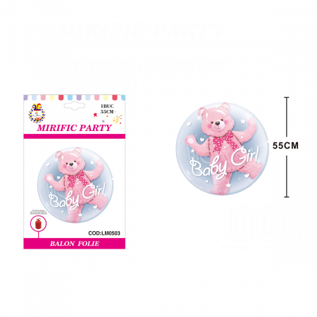 Articole party - Balon din folie de aluminiu figurina ' Ursulet ' LM0503