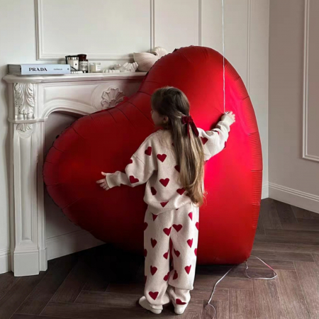 Baloane - Balon din folie de aluminiu in forma de inima 160 cm LM0924
