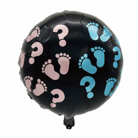 Baloane - Balon din folie de aluminiu pentru dezvaluirea sexului copilului 45 cm LM0830
