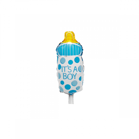 Baloane - Balon din folie de aluminiu ' It's a boy ' 220268-B 15 x 30 cm
