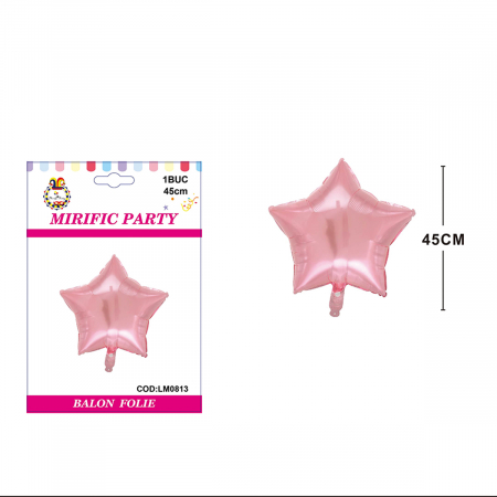 Articole party - Balon din folie de aluminiu ' Stea ' 45 cm LM0813