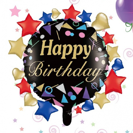 Articole party - Balon din folie ' Happy Birthday ' 063245