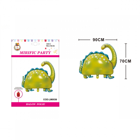 Baloane - Balon din folie de aluminiu figurina ' Dinozaur ' 90 x 70 cm LM0536