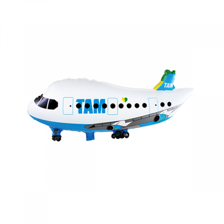 Baloane - Balon din folie de aluminiu figurina ' Avion ' 82 x 42 cm  LM0770