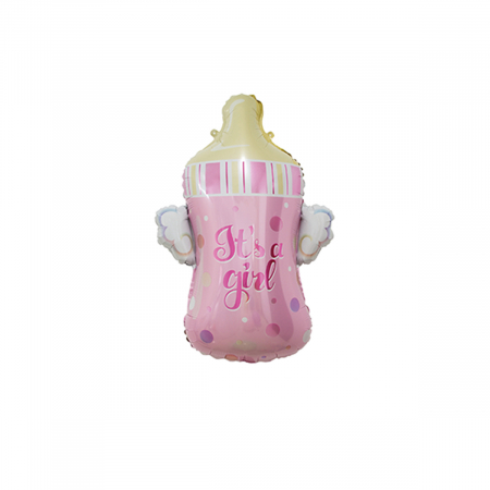 Articole party - Balon folie in forma de biberon ' It's a Girl ' LM0485
