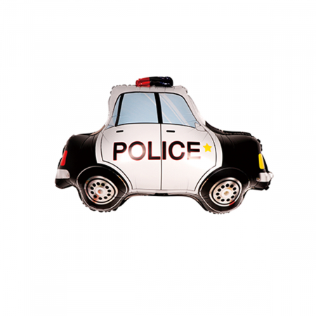 Baloane - Balon din folie de aluminiu figurina ' Masina politie ' 69 x 59 cm LM0774