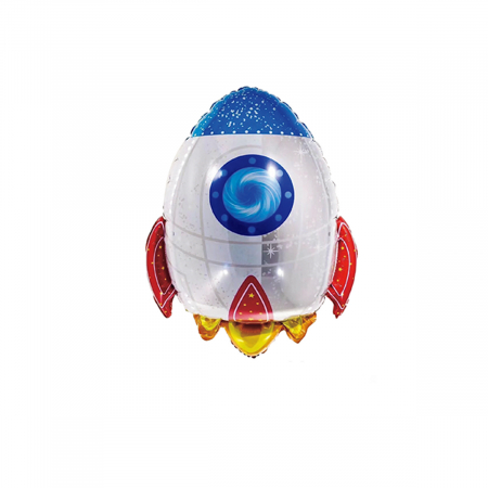 Baloane - Balon din folie de aluminiu figurina ' Racheta Spatiala ' LM0498