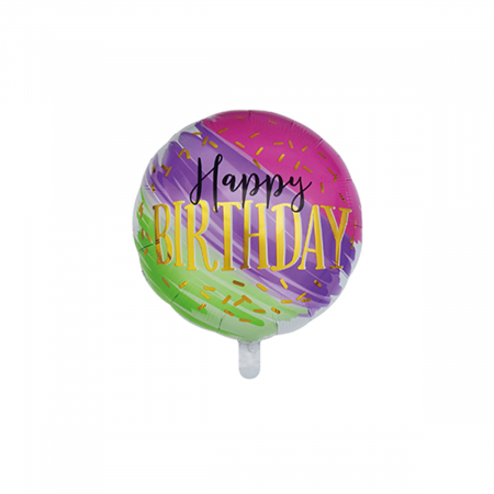 Balon din folie de aluminiu ' Happy Birthday ' LM0461