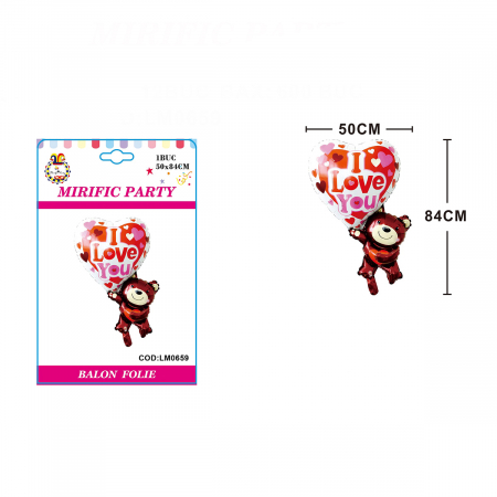 Articole party - Balon din folie de aluminiu figurina ' Ursulet ' LM0659