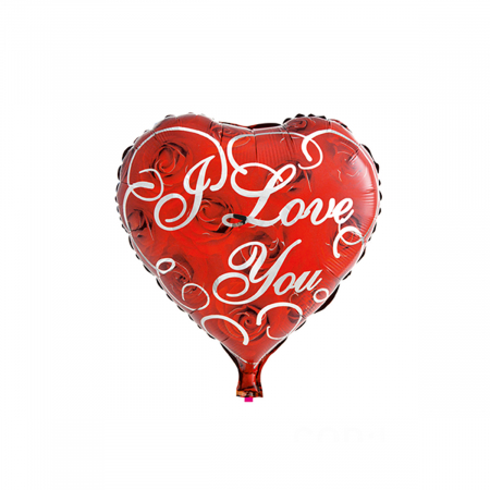 Baloane - Balon din folie de aluminiu in forma de inima ' I love you ' LM0609