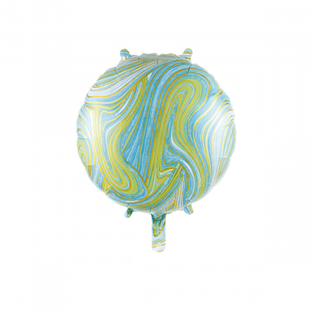 Baloane - Balon marmorat din folie de aluminiu 45 cm LM0757