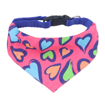 Accesorii animale de companie - Bandana ajustabila MDL-28fucsia