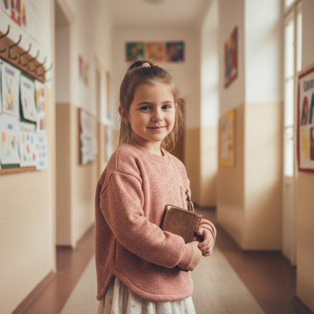 Copii - Bluză căptușită B2189caramiziu