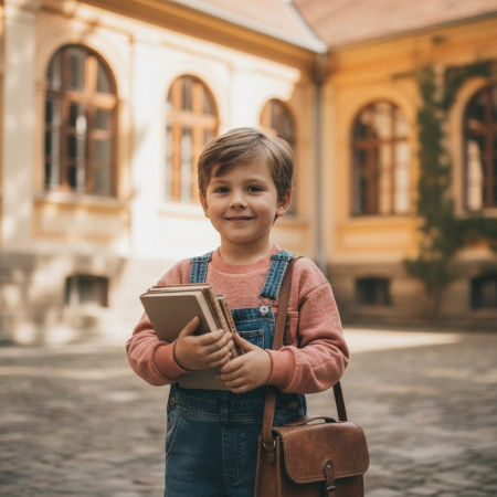 Copii - Bluză căptușită B2189caramiziu