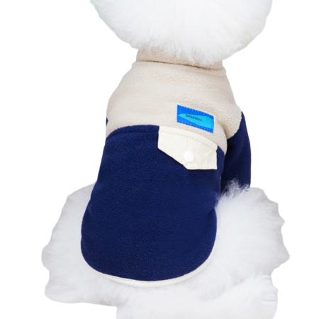 Haine - Bluza cocolino DOG-23bleumarin