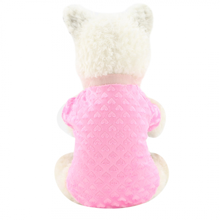 Haine - Bluza pufoasa cu inimioare MDL-21