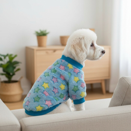 Animale de companie - Bluza cocolino MDL-2402albastru