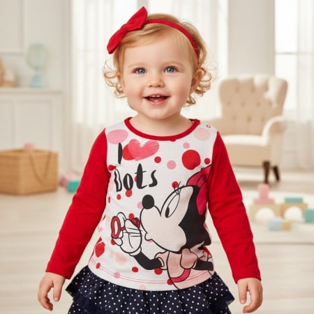 Copii - Bluză cu Minnie RH0091rosu