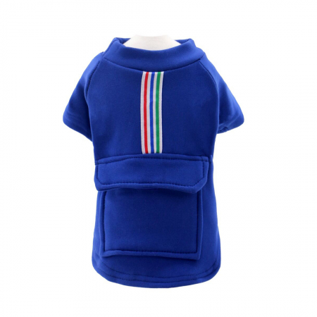 Animale de companie - Bluza cu buzunar MDL-07albastru