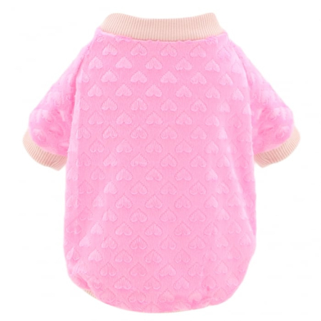 Haine - Bluza pufoasa cu inimioare MDL-21