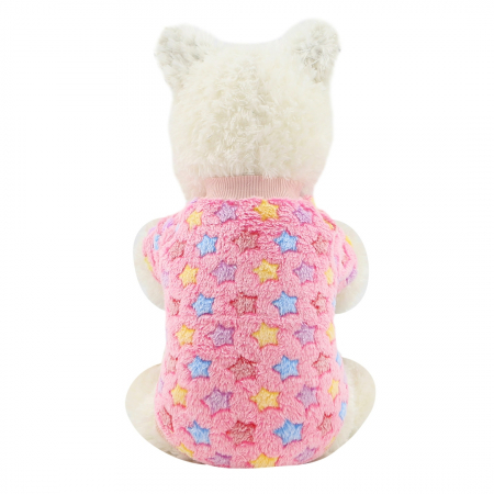 Haine - Bluza pufoasa cu stelute multicolore MDL-22B