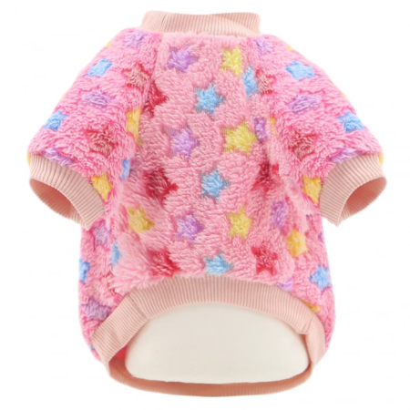 Haine - Bluza pufoasa cu stelute multicolore MDL-22B