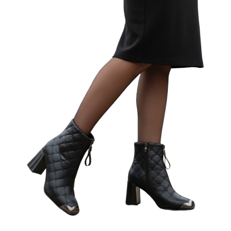 Botine - Botine imblanite 8511-11