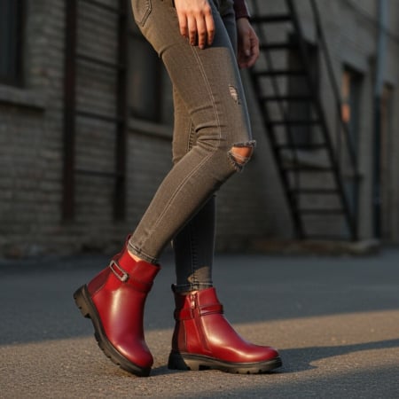 Botine - Ghete imblanite L687