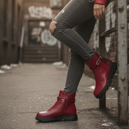 Botine - Ghete imblanite L687