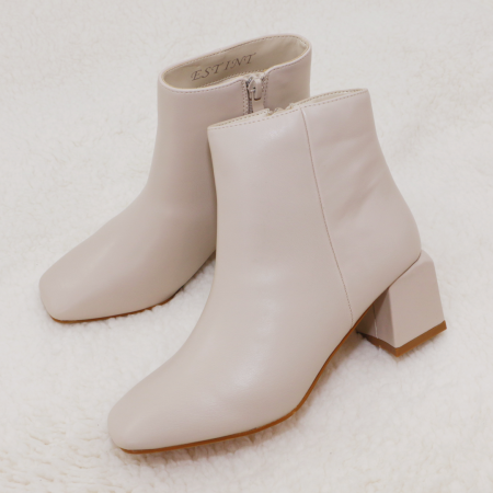 Botine - Botine imblanite X21-726bej