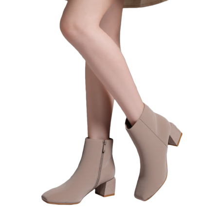 Damă - Botine imblanite X21-727khaki