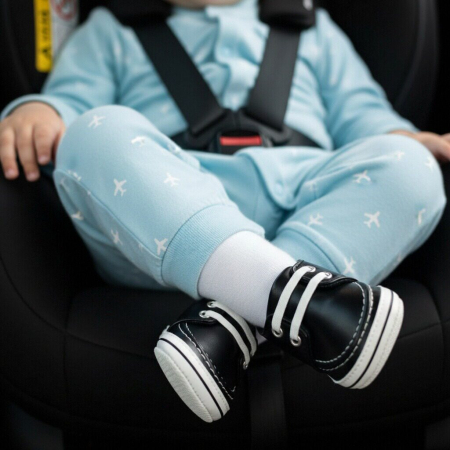 Încălțăminte copii - Botosei casual pentru primii pasi 43064-H44negru