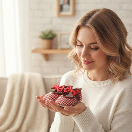 Botoșei - Botosei cu funda pentru primii pasi 43064-H01rosu