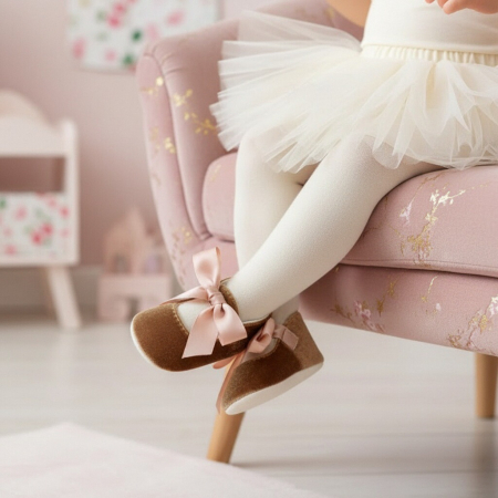 Botosei cu funda pentru primii pasi 43064-H08auriu [7]