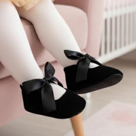 Botoșei - Botosei cu funda pentru primii pasi 43064-H08negru