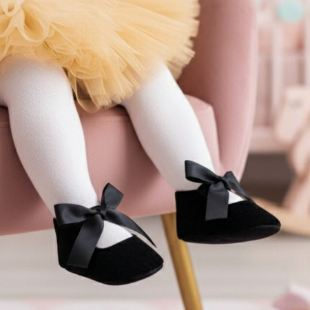 Botoșei - Botosei cu funda pentru primii pasi 43064-H08negru