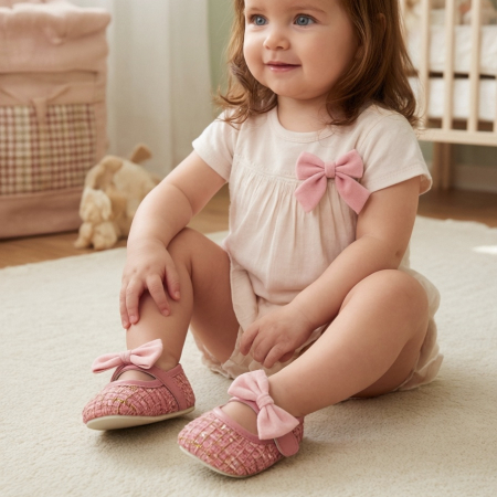 Botoșei - Botosei cu funda pentru primii pasi 43064-H34roz