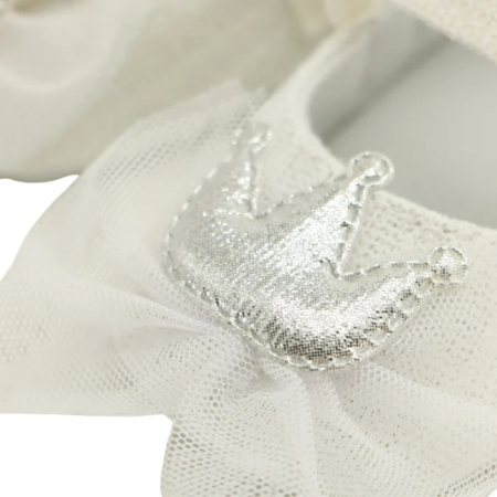 Botoșei - Botosei cu funda pentru primii pasi 43064-H96alb