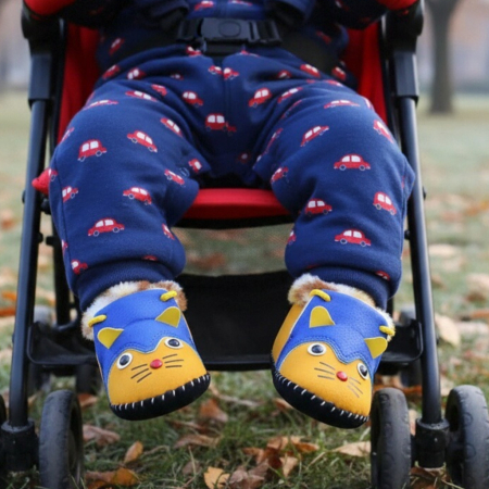 ÎNCĂLȚĂMINTE COPII 19.99 - Botosei imblaniti A26maro+albastru