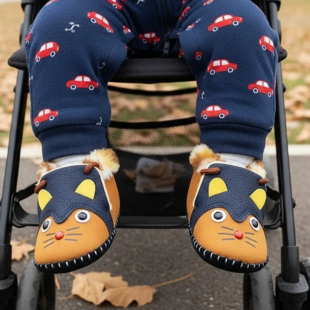 ÎNCĂLȚĂMINTE COPII 19.99 - Botosei imblaniti A26maro+bleumarin