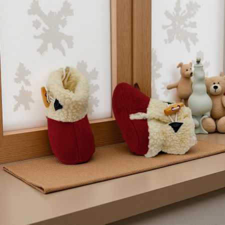 Botosei pufosi de interior 31152-20rosu [6]