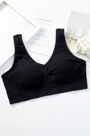 Fitness - Bustiera sport cu acoperire completa XXP-2211negru