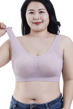 Fitness - Bustiera sport cu acoperire completa XXP-2211mov