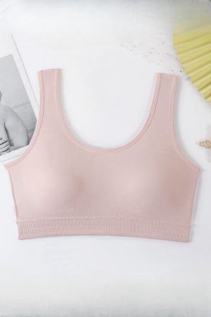 Fitness - Bustiera sport cu acoperire completa XXP-8866roz