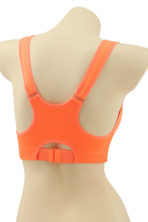 Fitness - Bustiera sport cu fermoar in fata MG-3805portocaliu