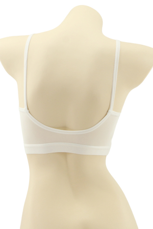 Fitness - Bustiera sport cu spatele gol MG-6001alb