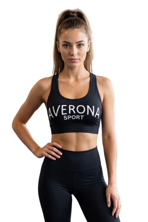 Îmbrăcăminte damă - Bustiera sport din material elastic 3104negru