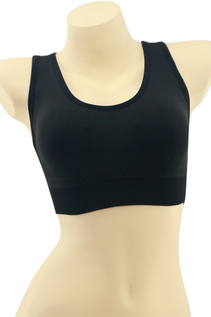 Fitness - Bustiera sport din material elastic MG-YP017negru